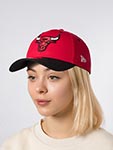 Бейсболка NEW ERA арт. 60565137 Chicago Bulls NBA (красный / черный)